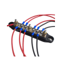 Bus Bar 3x1/4 Post, 10x#8 Screw Power Distribution